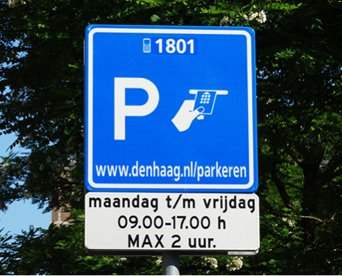 Betaald parkeren met maximale parkeerduur